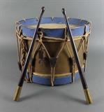 Antique French military drum