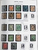 Several postage stamp lots from dealer collection