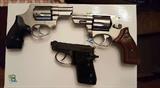 Beretta M21 22LR Matte finish plastic grip, Taurus Model 85 38 SPL 2" Con Hammer, Taurus Model 85 38 SPL 2" Double Action. Guns will be on site day of sale.