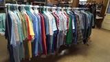 We have a large selection of mens shirts sizes large and extra large with the tags still on them.