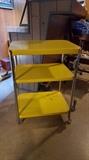 Yellow kitchen cart