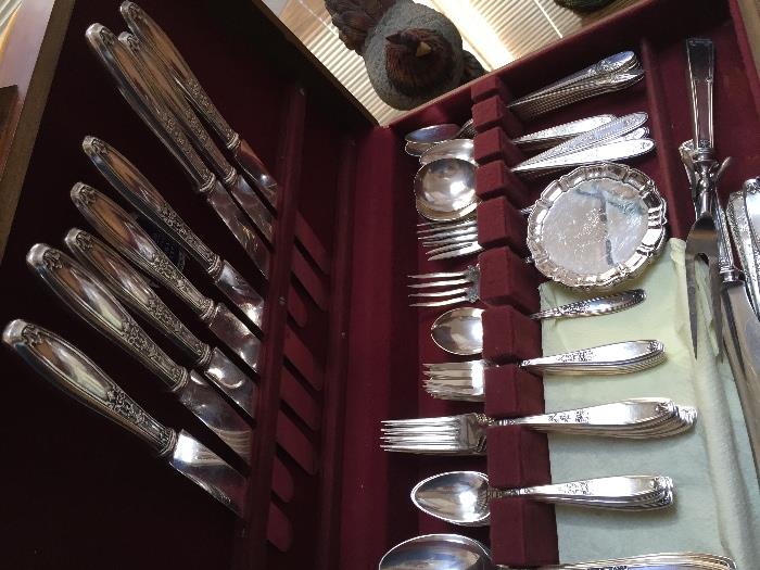 Plated Silver Flatware set