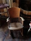 19th/20th century child's rocking chair