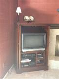 TV cabinet and TV