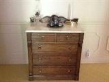 entry way table with marble top
