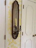 Mirrored sconce