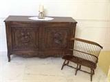 Entry way chest and doll bench