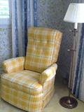 swivel recliner upholstered chair