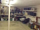 planters, garage items, garden tools and more!