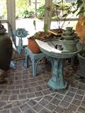 Bird bath, water feature fountains and more