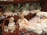 EXTENSIVE collection of Dolls - vintage - collectible! Doll Furniture also available