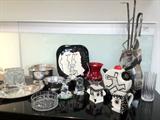 Original Artist Teapots, Orrefors crystal, Steel Sculpture by Jay Lefkowitz