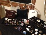 Some of the purses and jewelry .....more pictures coming Wednesday evening!
