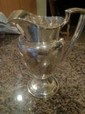Sterling Silver Water Pitcher with delicate design