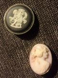 Wedgewood and Sterling Cameo, 14kt Gold and Shell Cameo