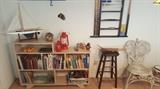 Mid-Century Style Book Shelf, Primers, Children's Books 
