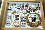 Beautiful costume jewelry! Some sterling pieces too!