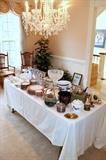 Dining room (beautiful chandelier NOT FOR SALE - sorry!)