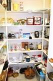 Pantry with kitchenware