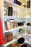 Pantry with kitchenware
