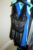 Many beautiful dresses!