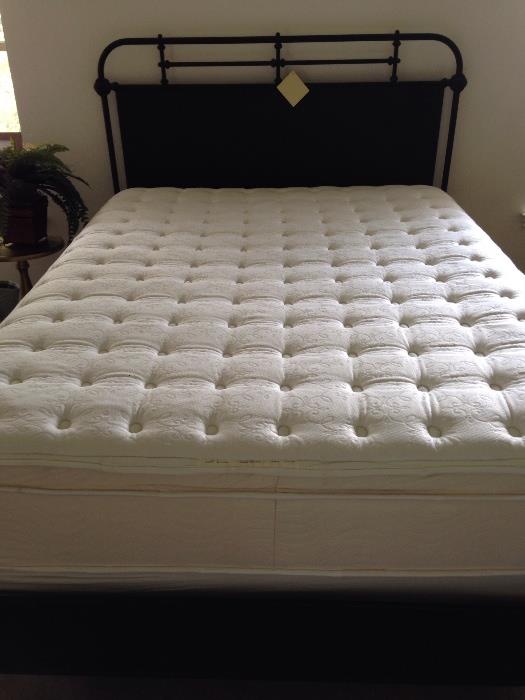 clean Queen size mattress and box spring  . 
