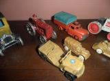More antique cast iron & composition toys/vehicles