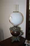 BRASS OIL LAMP (ELECTRIFIED)