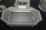 PLEAT AND PANEL COVERED DISH