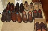 SIZE 12 W TO 13 MEN'S DESIGNER SHOES~ ROCKPORT, NUNN BUSH , SAS  PLUS OTHERS. MOST NEVER WORN 