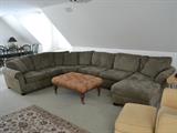 Bauhaus Furniture ultrasuede sectional sofa