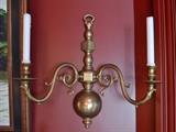 Brass candle sconce (1/2)
