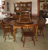Stickley chairs (table is not Stickley)