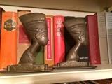 Egyptian Book Ends, Brass