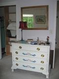 dresser and mirror