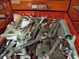 Lots of wrenches and other tools