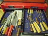 Files, chisels, etc.
