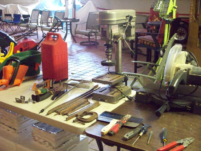 Drill press and tools