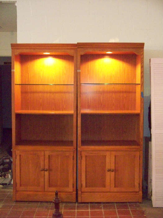 bookcases or display cabinets
