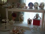 Cups and Saucers, Cookie Jars, Ladies Head Planters