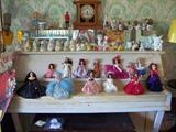 Small dolls and knick knacks