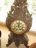 Antique clock, Anasonia Clock? Cast metal