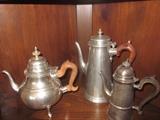Antique tea pots