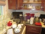 Dishes, stemware, Kitchen accessories