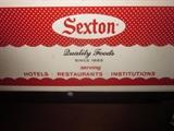 Sexton advertising, vintage toy truck