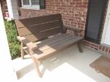 Patio bench