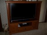 Entertainment Center & 46" Sony Flat Screen TV
