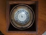 Antique Nautical Compass w/ Wooden Case by E.S. Ritchie & Sons (Boston)