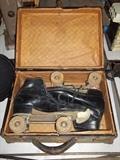 Vintage Men's Roller Derby Skates with Original (Metal/Wood) Box.