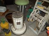 Bug Light, Kerosene Heater, Hose Reel, ect...